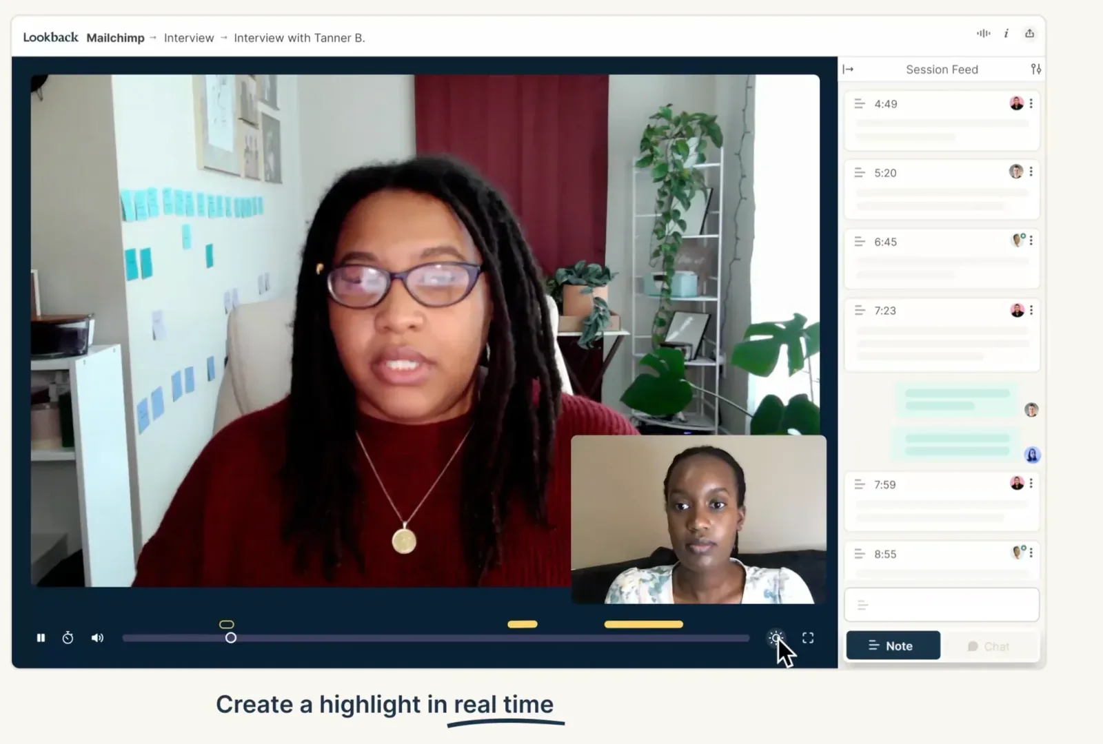 Lookback has features specifically customized for user interviews and usability tests