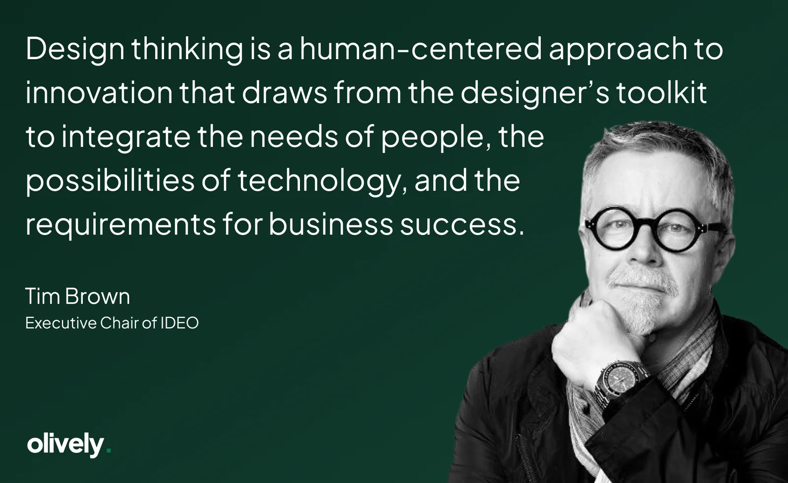 Tim Brown from IDEO on Design Thinking