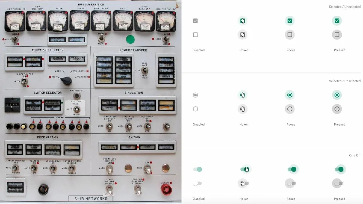 Things like form toggles, radio inputs, and even buttons originated from the design of their tactile counterparts.…