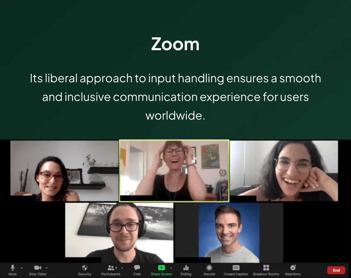 Postel’s Law Example — Zoom