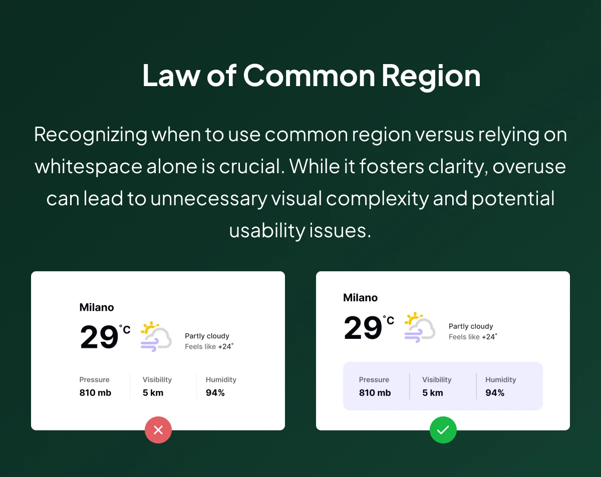 Tips on Using the Law of Common Region in Product Design
