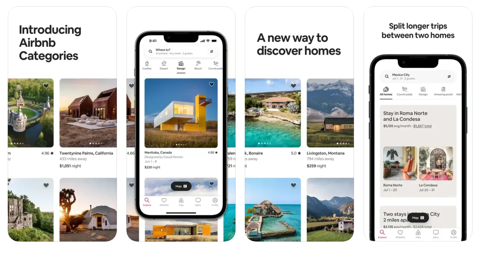 The Airbnb app
