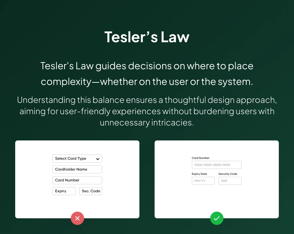 Tesler’s Law in Product Design