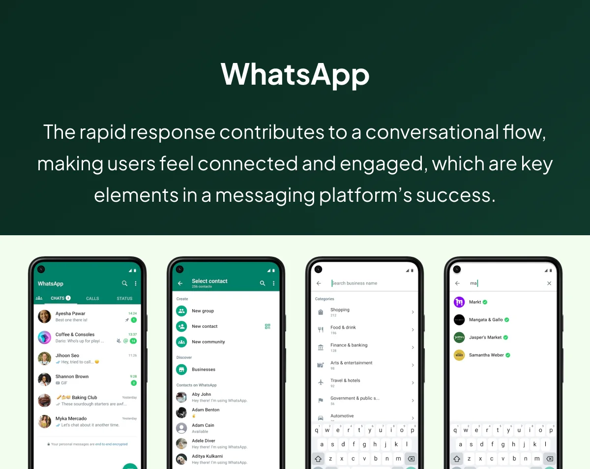WhatsApp Messaging UX