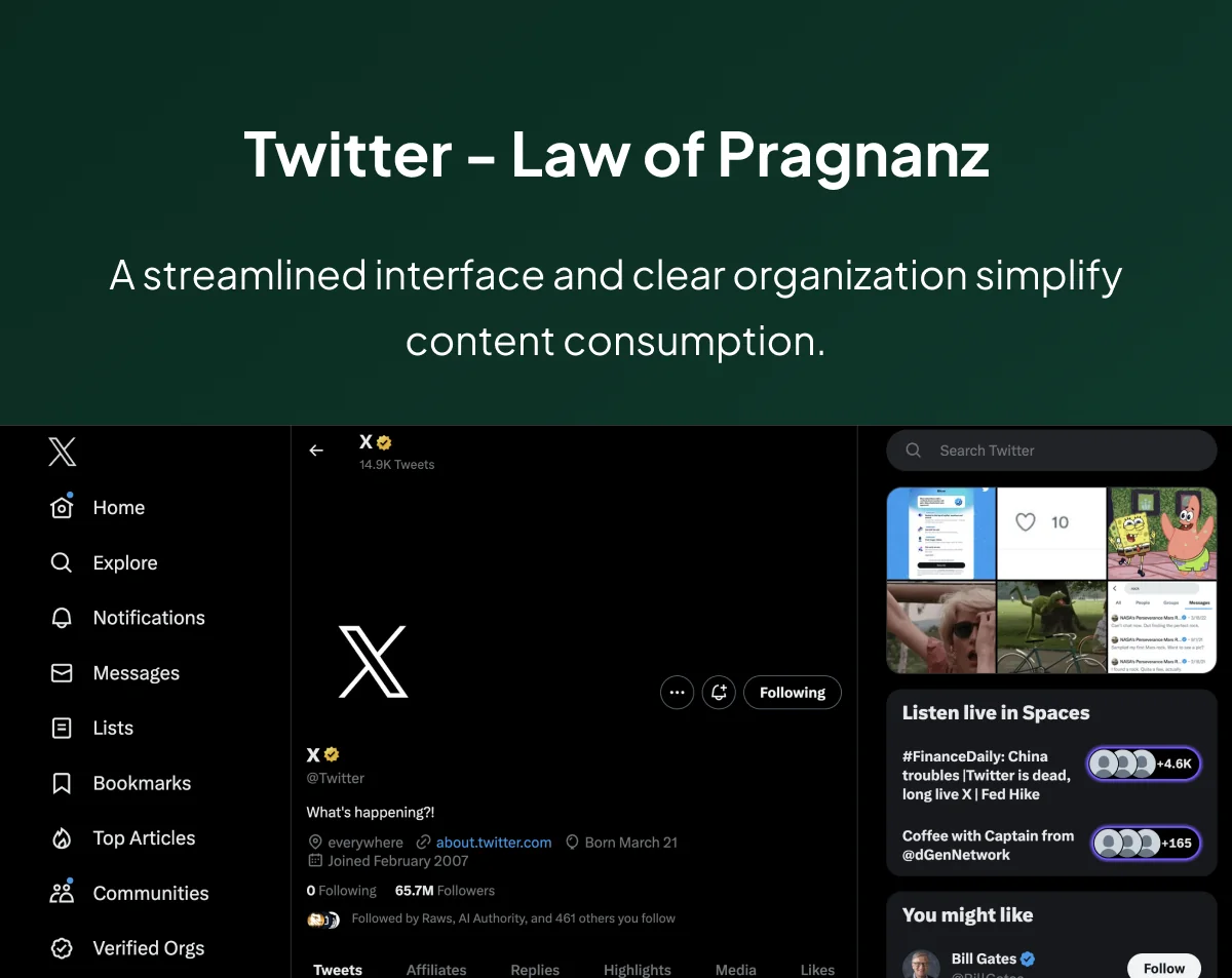Twitter Example for UX