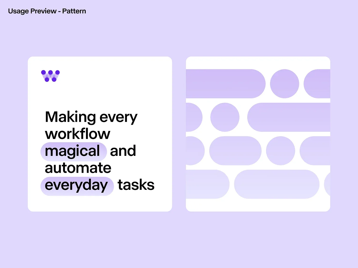 The Workflows brand applied to advertisements