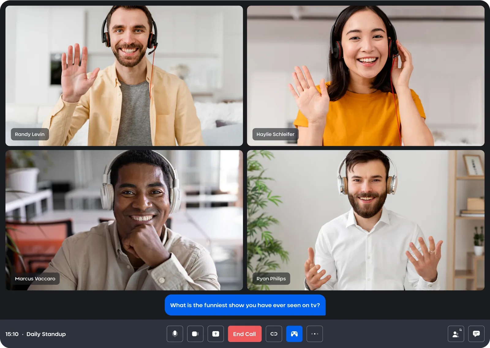 Video meeting tool for remote teams