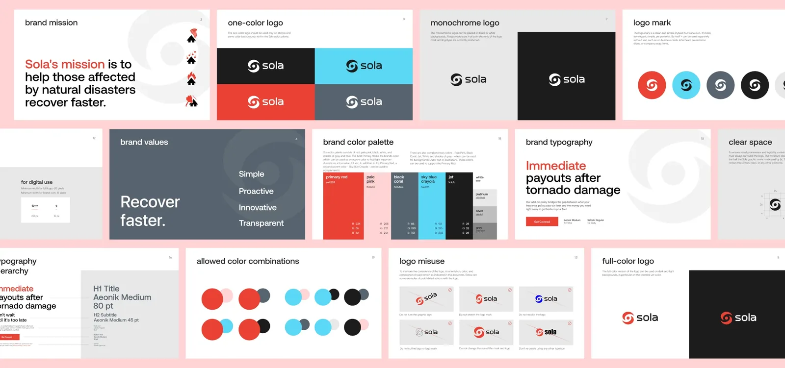 Sola web app overview
